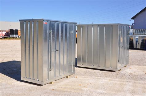 solid metal storage containers